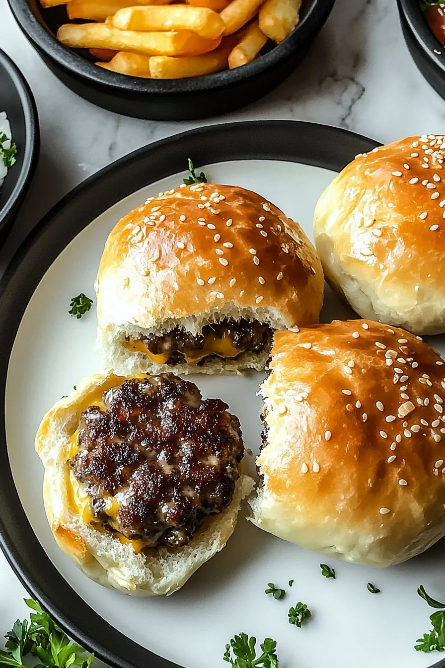 Garlic Parmesan Cheeseburger Bombs – Recipes Dish