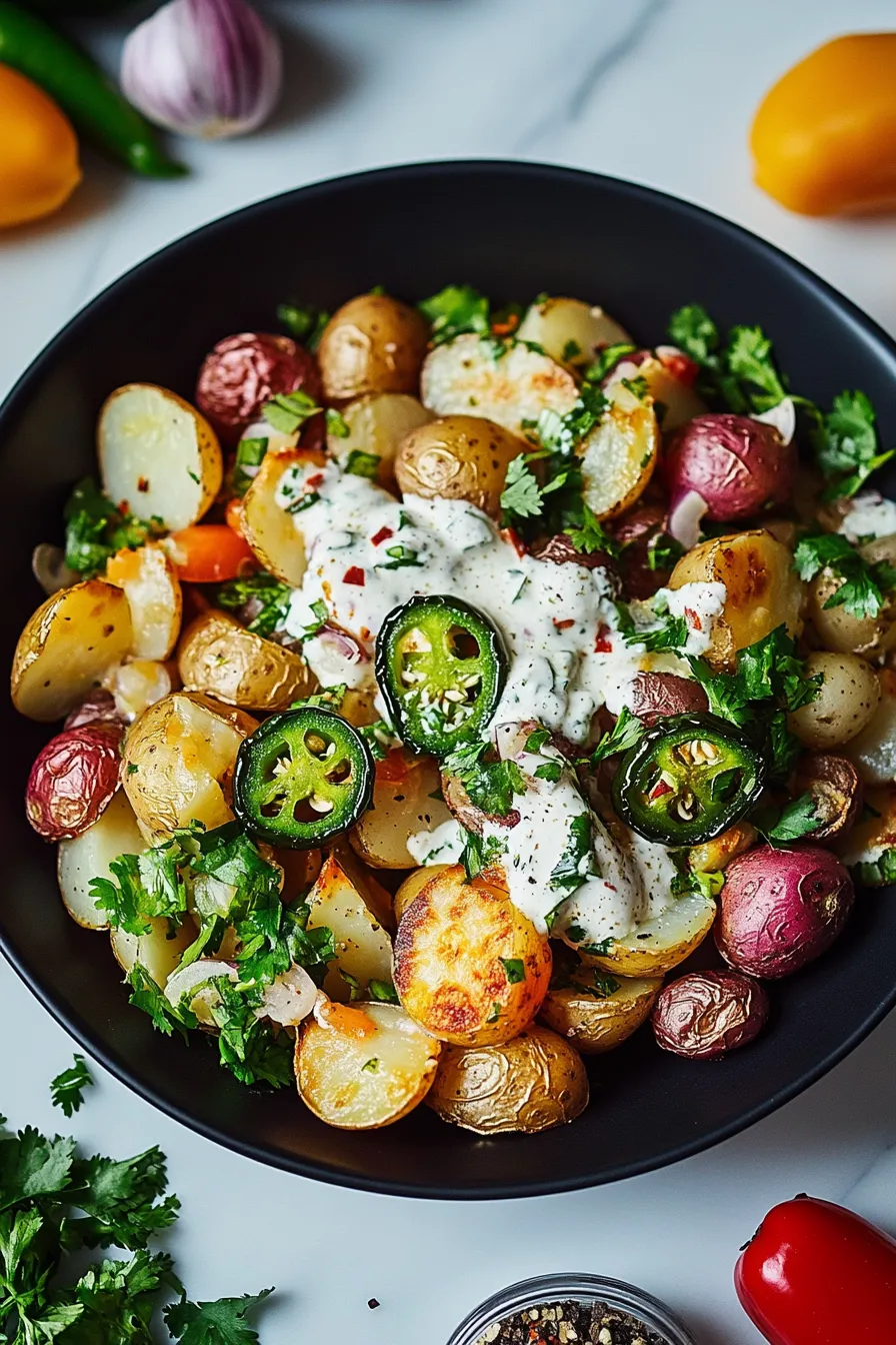 Jalapeño Popper Roasted Potato Salad – Recipes Dish