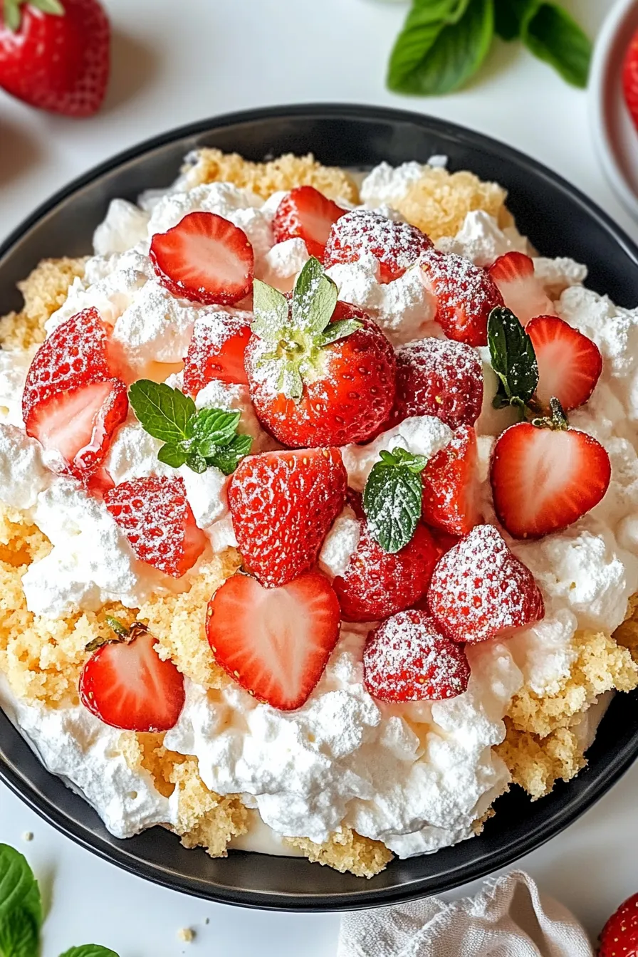 Strawberry Shortcake Fluff Salad – Recipes Dish
