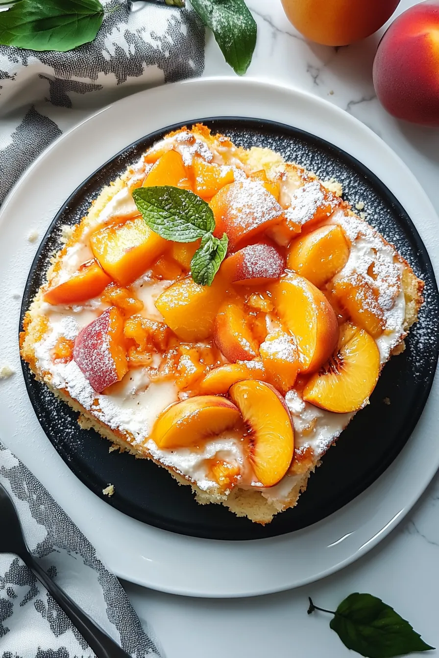 Fresh Peach Cake – Recipes Dish