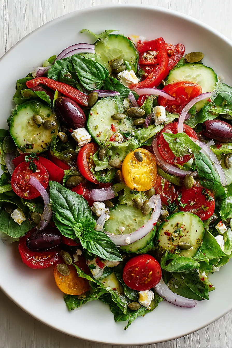 Zesty Mediterranean Sunshine Salad – Recipes Dish